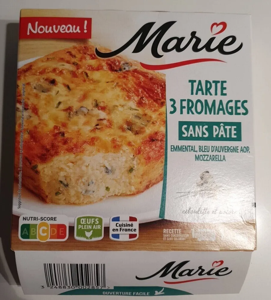 Tarte 3 fromages