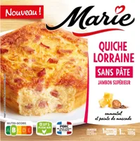 Quiche Lorraine sans Pâte