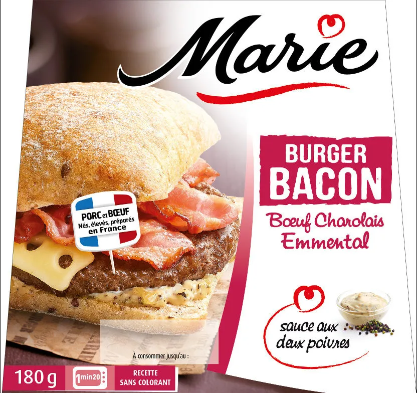 Burger Bacon - Bœuf Charolais Poivre
