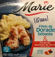 Filets de Dorade Sebaste & Purée de pommes de terre à l'huile d'olive