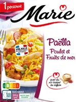 Paella, Poulet et Fruits de mer