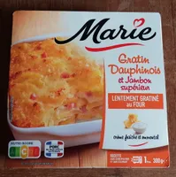 Gratin Dauphinois et Jambon supérieur lentement gratiné au four