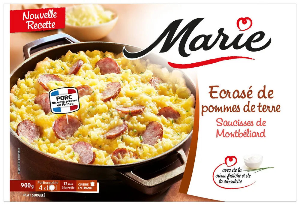 Ecrase de Pomme de terre, Saucisse de Montbeliard