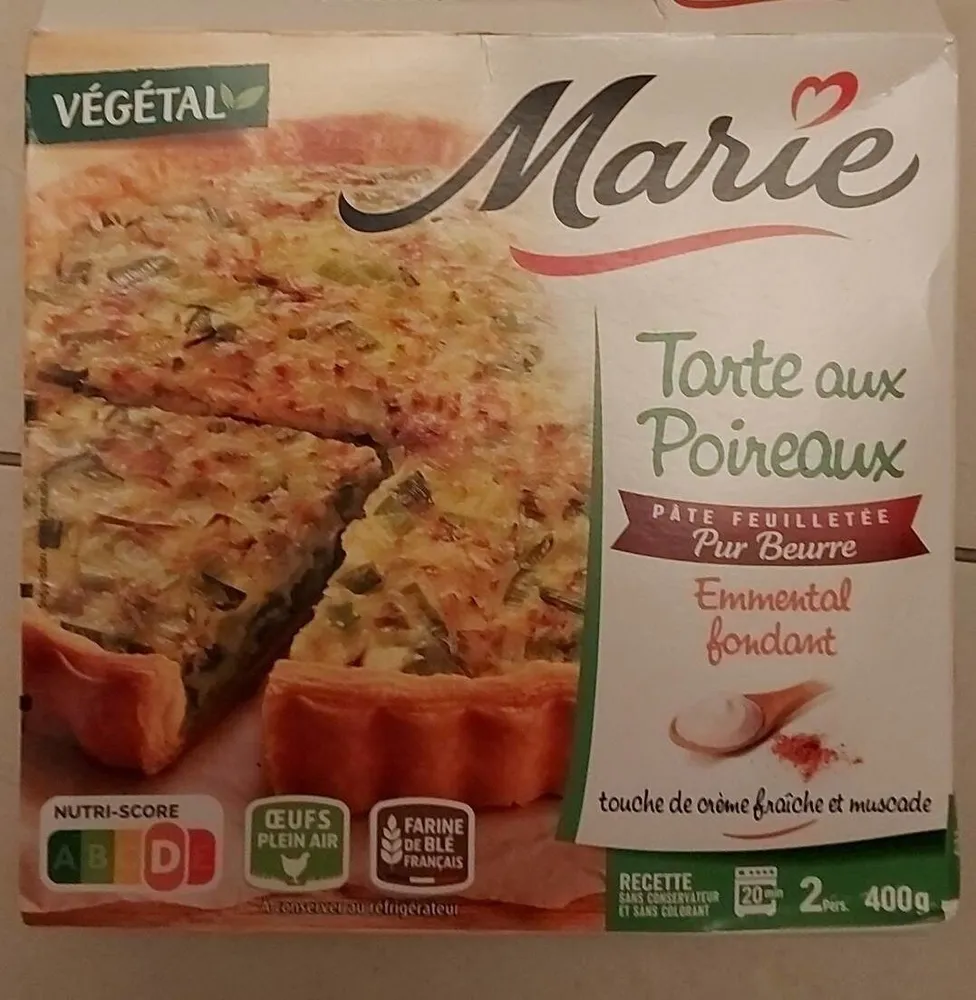 Tarte aux poireaux