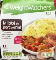 Mijoté de porc au miel Tomates concassées & purée fondante (2,7% MG)