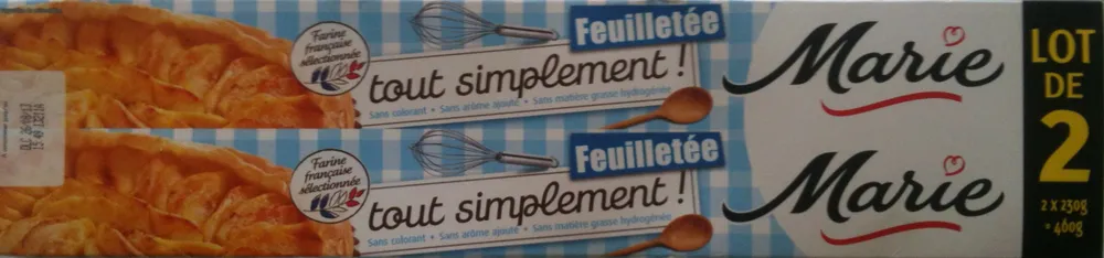 Pâte à Tarte Feuilletée Tout Simplement
