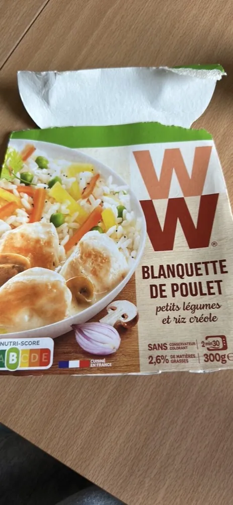 Blanquette de poulet