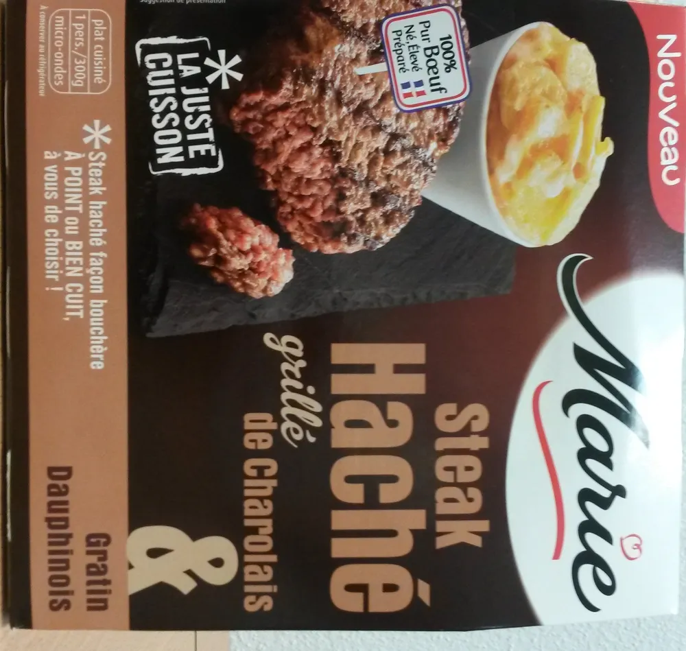 Steak Haché grillé de Charolais & Gratin Dauphinois