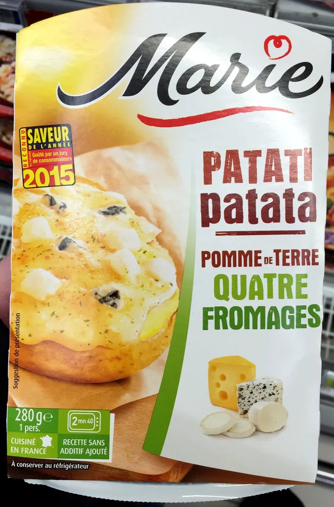 Patati Patata, Pomme de Terre Quatre Fromages