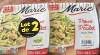 Penne au poulet sauce pesto
