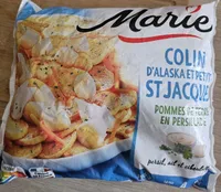 Colin d'Alaska et petites St Jacques Pommes de terre en persillade