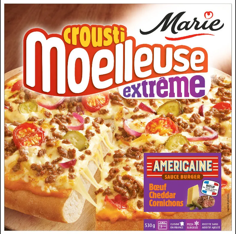 Crousti Moelleuse extrême Américaine sauce burger