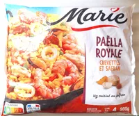 Paëlla royale aux petites gambas et au safran