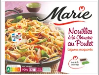 Nouilles à la Chinoise au Poulet, légumes croquants