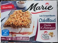 Les Croustillants Cabillaud Caviar d'Aubergines