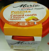 polenta crémeuse Canard confit
