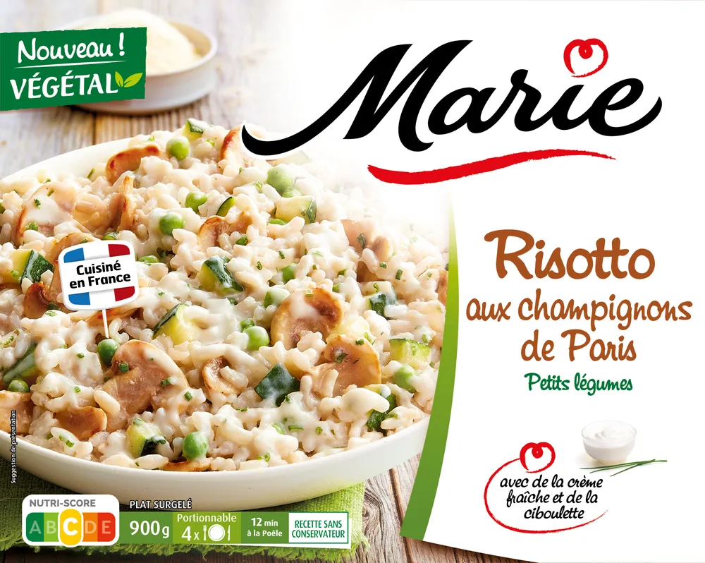 Risotto aux champignons de Paris, Petits légumes