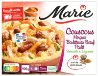 Couscous Poulet et Merguez Semoule et légumes