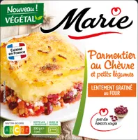Parmentier au chèvre et petits légumes