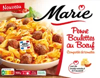Penne Boulettes de Boeuf