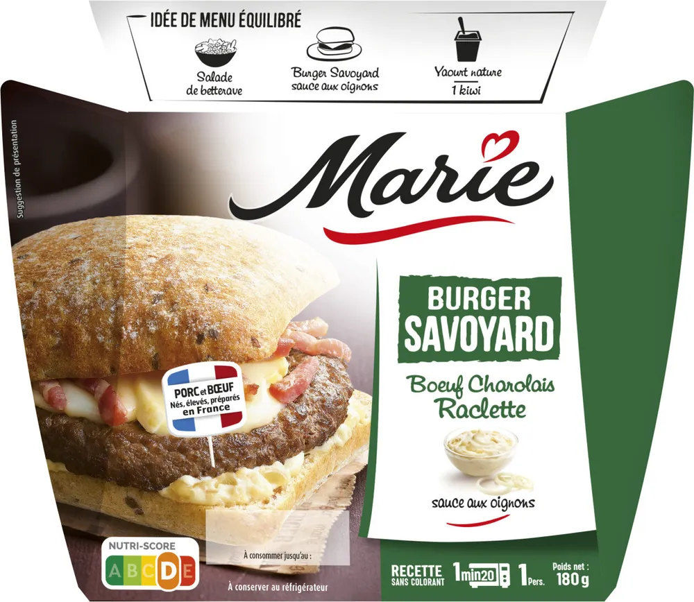 Burger Savoyard - Bœuf charolais Raclette