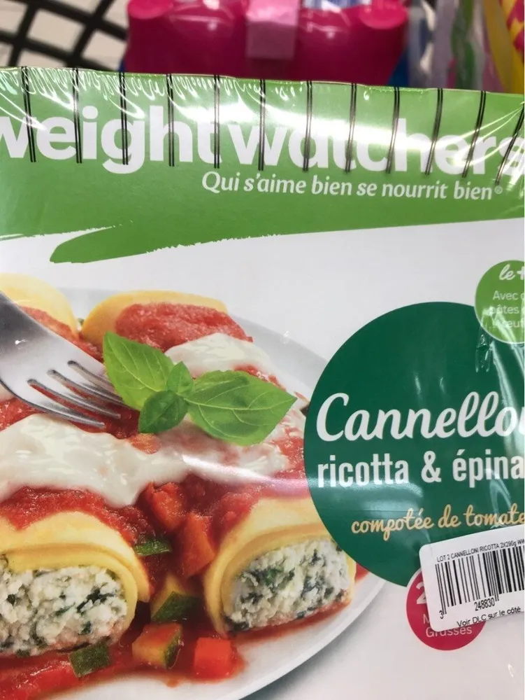 Cannelloni ricotta epinards