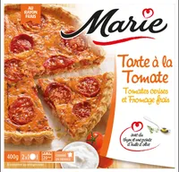 Tarte a la tomate, Tomates cerises et Fromage Frais