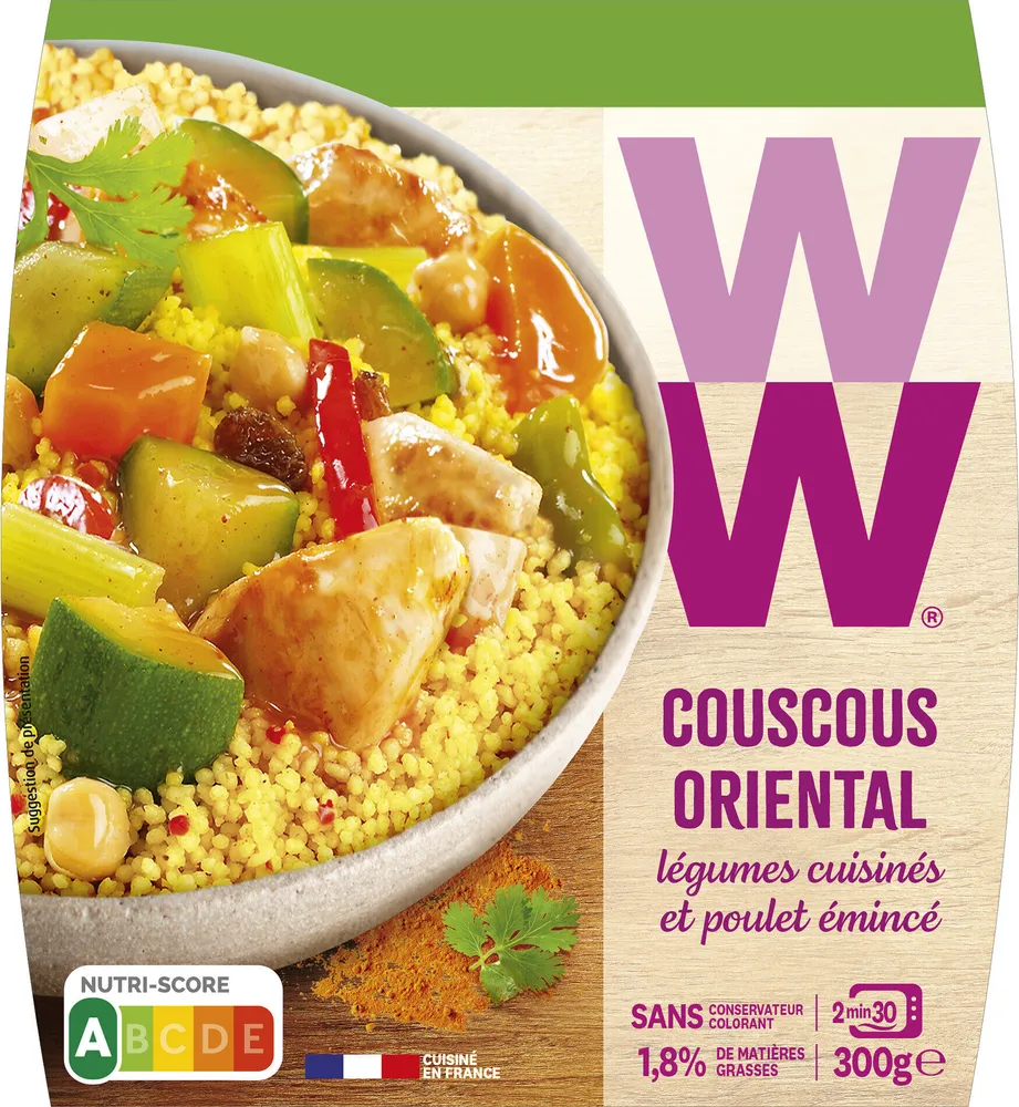 Couscous Oriental légumes cuisinés et poulet émincé