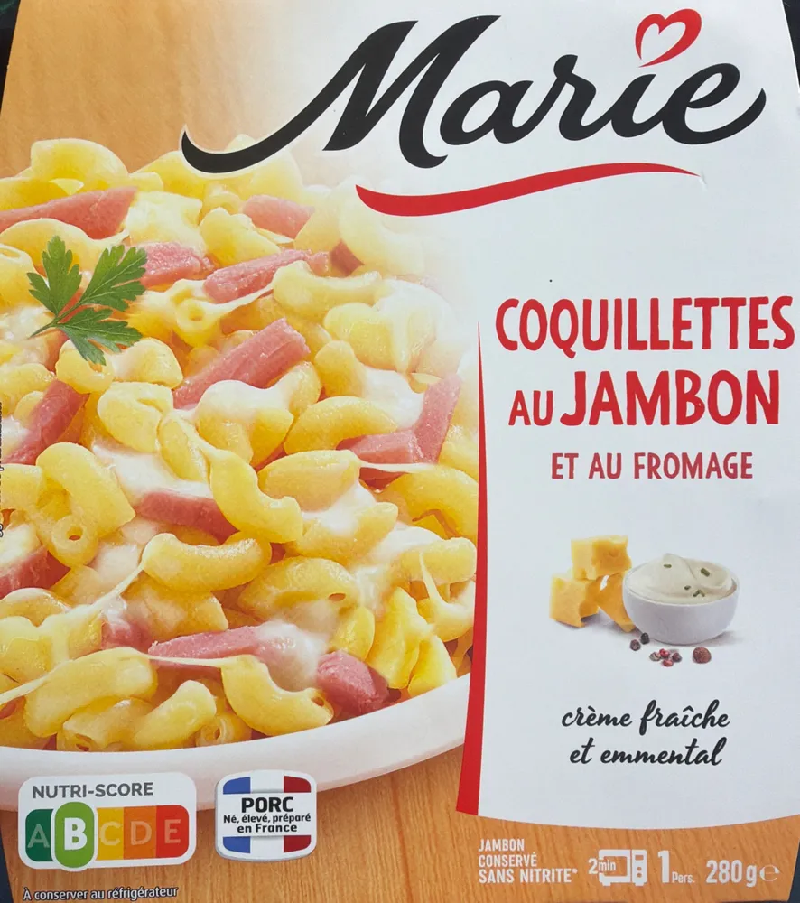 Coquillettes au Jambon et au Fromage