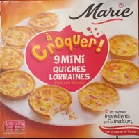 À Croquer 9 Mini Quiches Lorraines