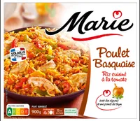 Poulet basquaise - Riz cuisiné aux tomates