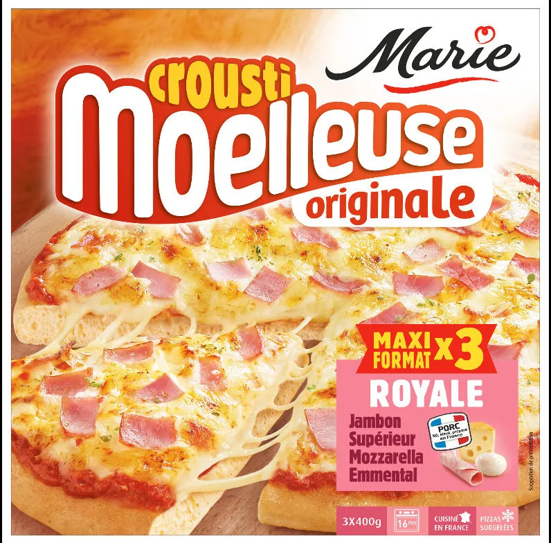 CMO Royale 400g Jambon - mozzarella - emmental Présente en x3