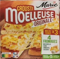 CMO 4 fromages - 390g Emmental, Cheddar, Mozzarella Présente en x3