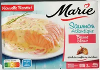 Saumon Atlantique au beurre blanc - échalotes confites au vin blanc