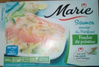 Saumon sauvage et fondue de poireaux