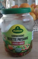 Cornichons aigres doux