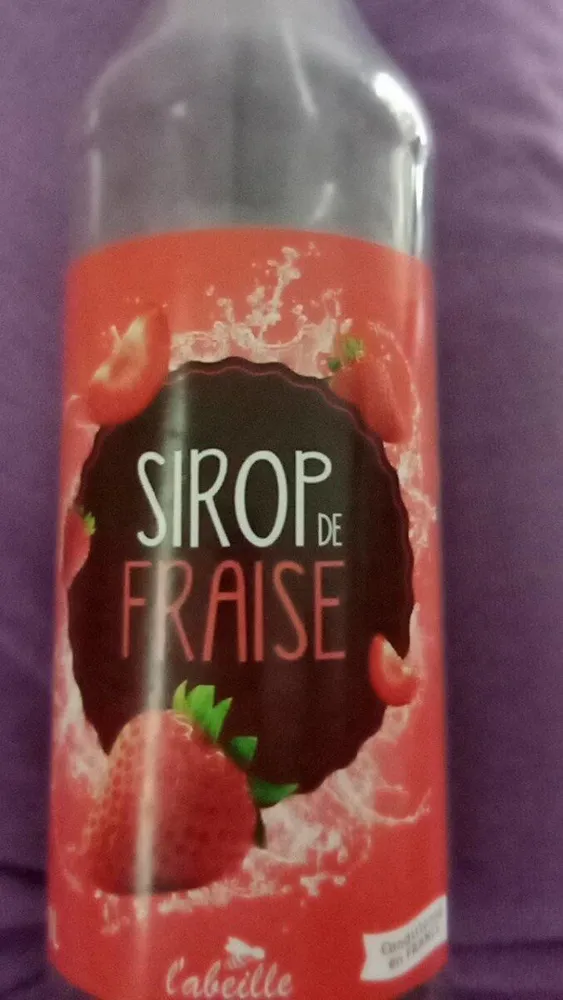 Sirop de fraise