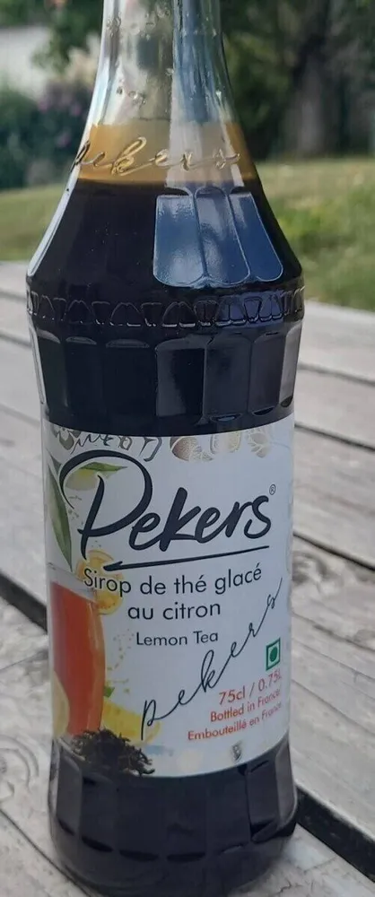 Sirop de thé glacé  au citron