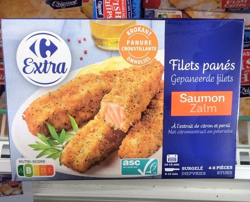 Filets panés Saumon