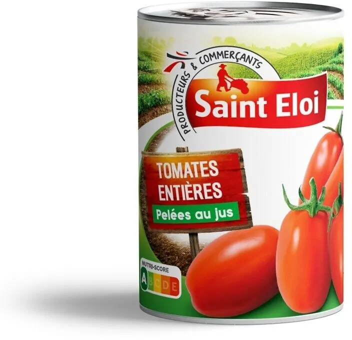 Tomates entières pelées - 1/2