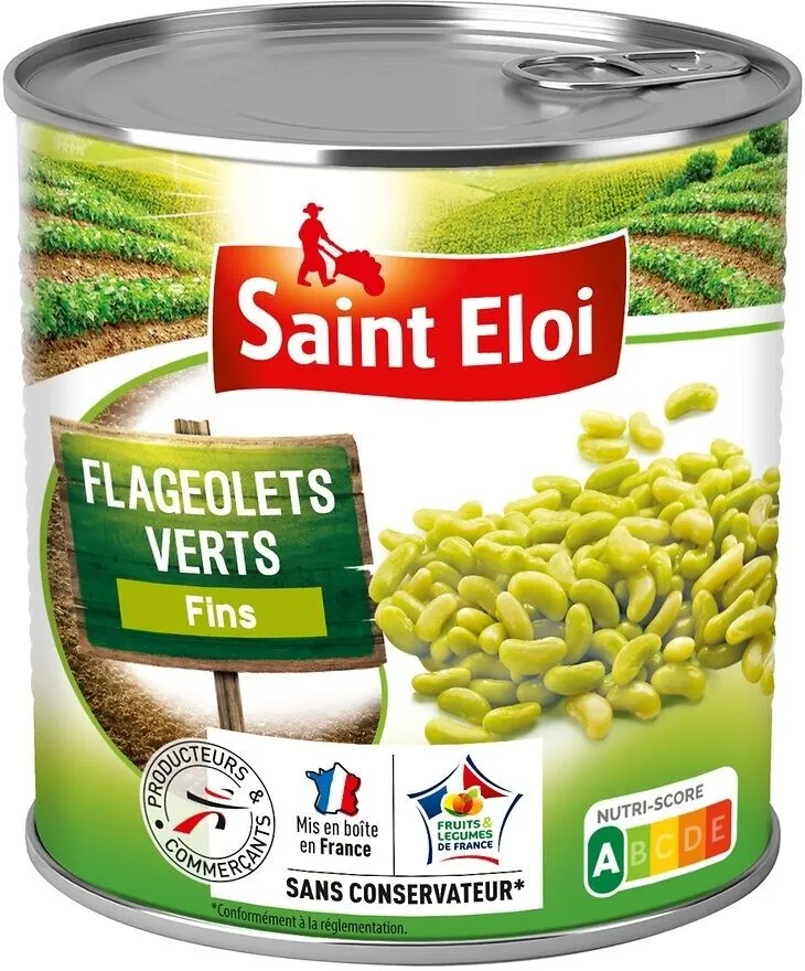 Flageolets verts fins - 4/4 530g