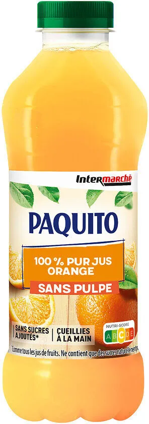 Pj orange sans pulpe pet 1l