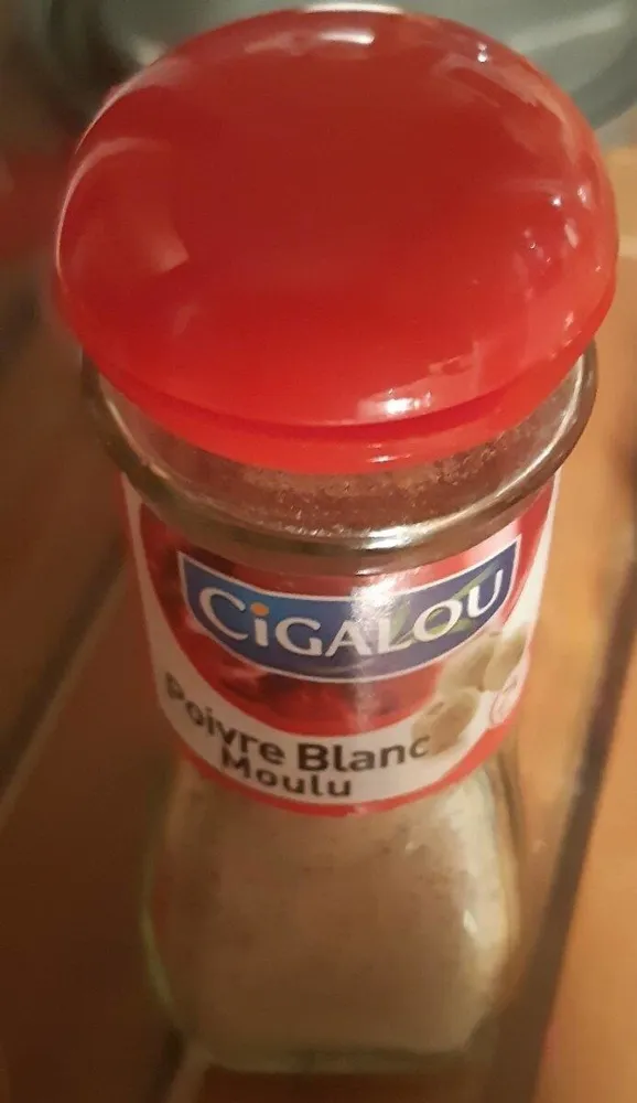 Poivre blanc moulu