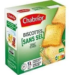 Biscottes sans sel x36