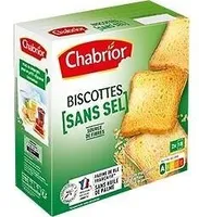 Biscottes sans sel x36