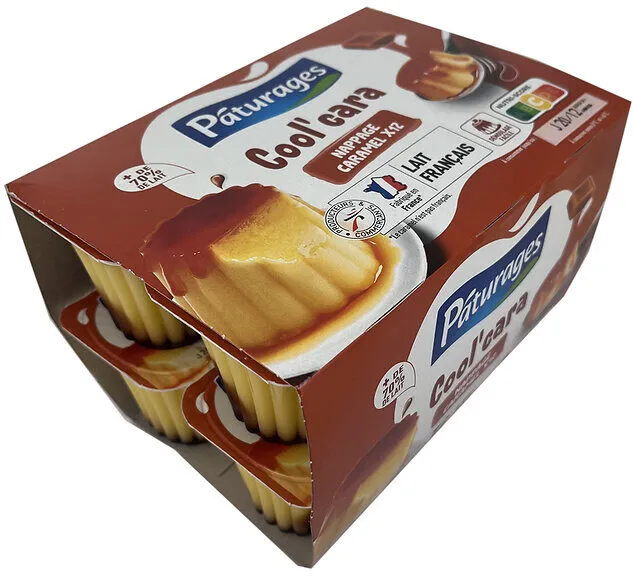 Cool'cara flan caramel 12x100g