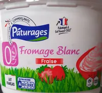 Fromage blanc fraise 0%