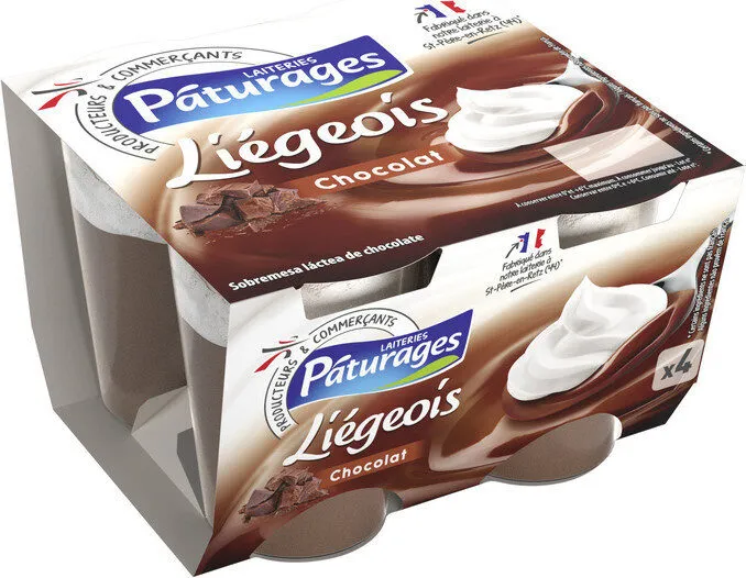 Dessert liégeois chocolat