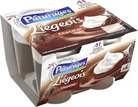 Dessert liégeois chocolat