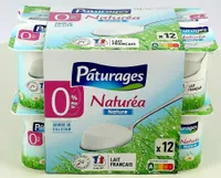 Yaourt nature 0% 12x125g
